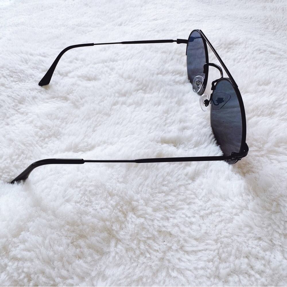 Carly Mirrored Red Chic Round Sunglasses - Picture 7 of 10